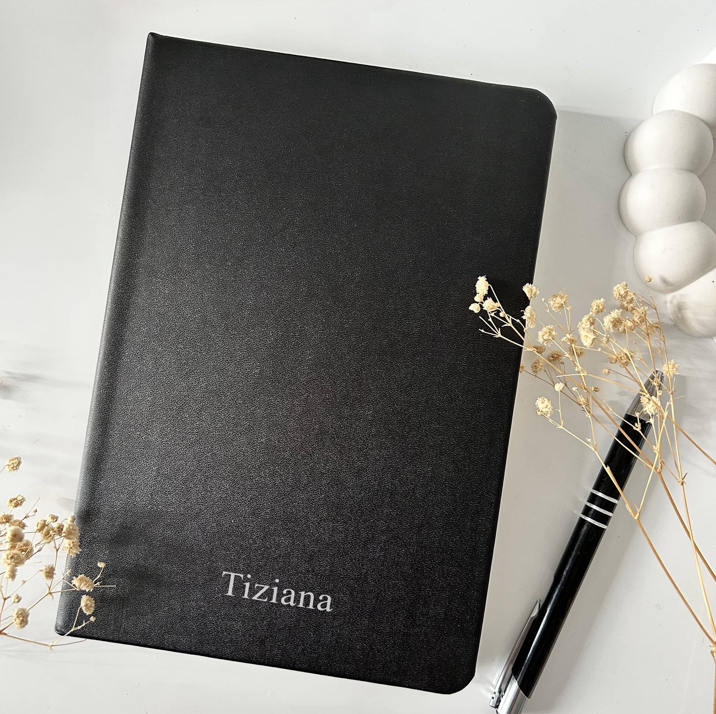 Notizbuch mit Name