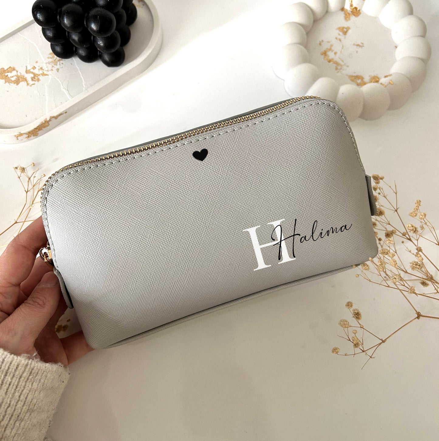Kosmetik Tasche mit Name
