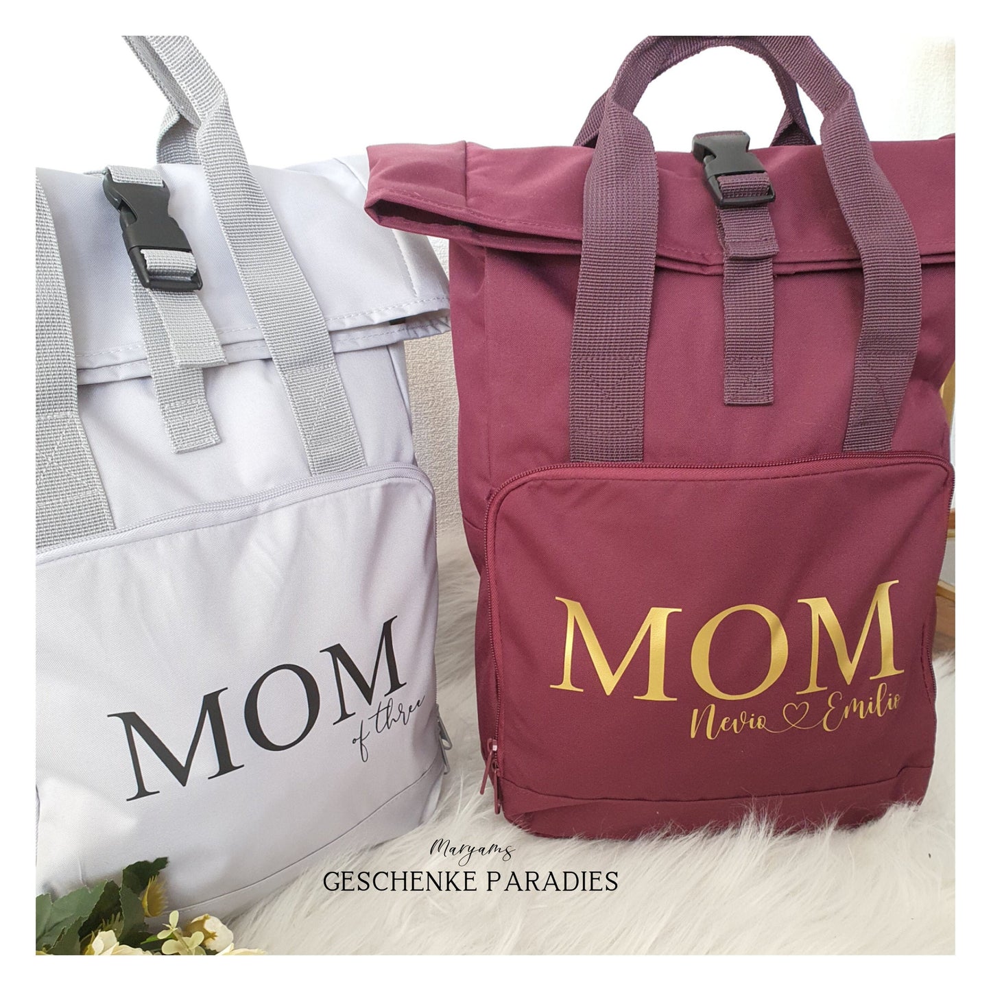 Rucksack, personalisierter Rucksack, Backpack,Mom
