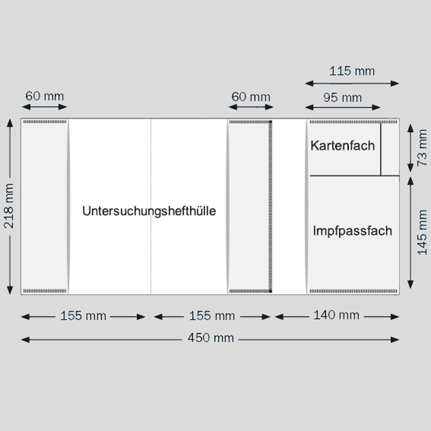 U-Heft und Impfpass Hülle personalisiert für Mädchen, Schutzhülle mit Namen, Geschenk zur Geburt, Baby Party, Regenbogen