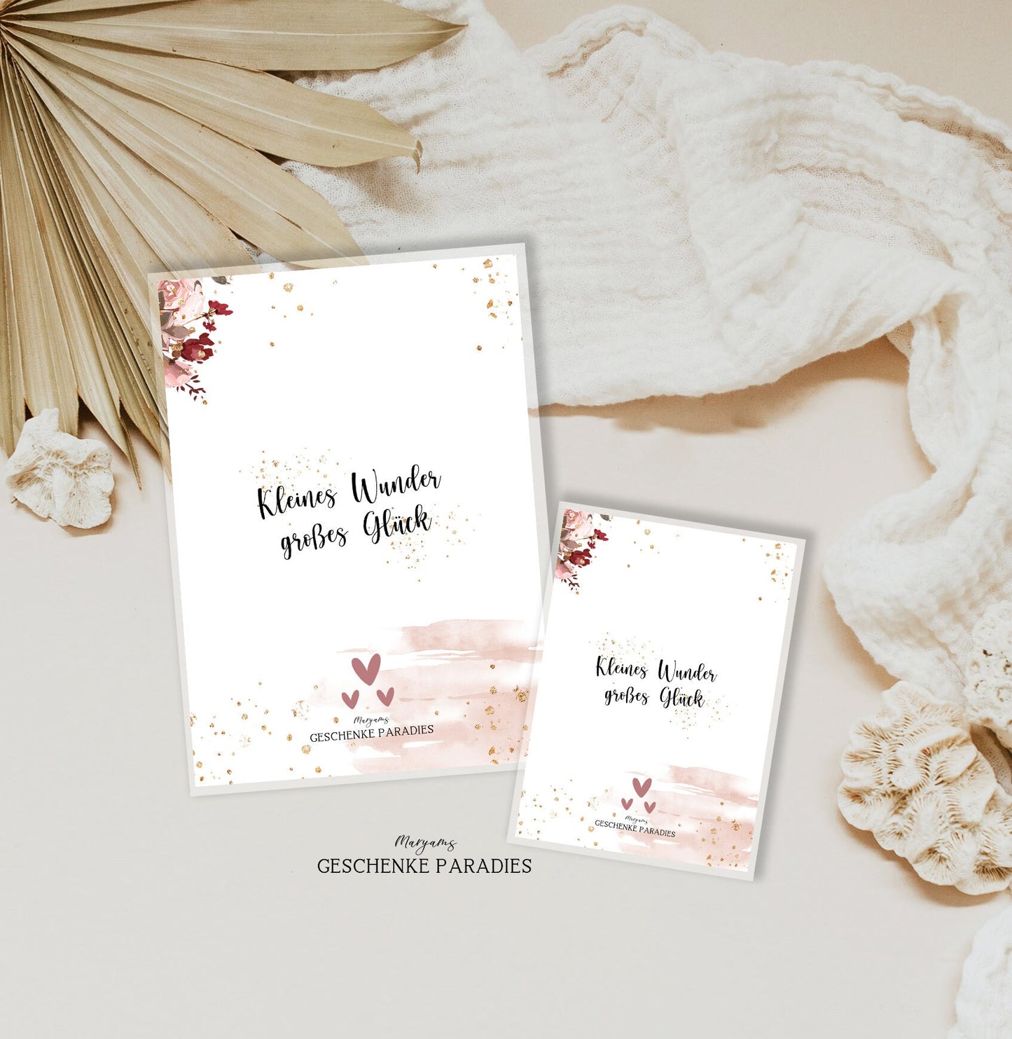 U-Heft und Impfpass Hülle personalisiert für Mädchen, Schutzhülle mit Namen, Geschenk zur Geburt, Baby Party,