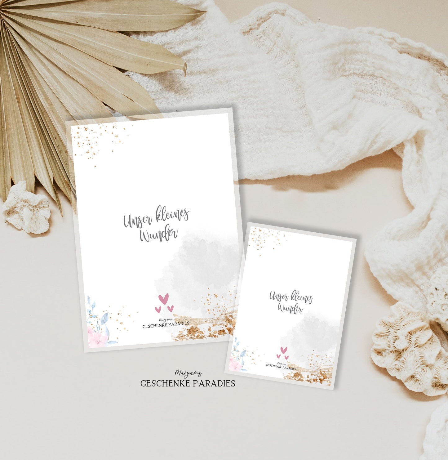 U-Heft und Impfpass Hülle personalisiert für Mädchen, Schutzhülle mit Namen, Geschenk zur Geburt, Baby Party, Schwan