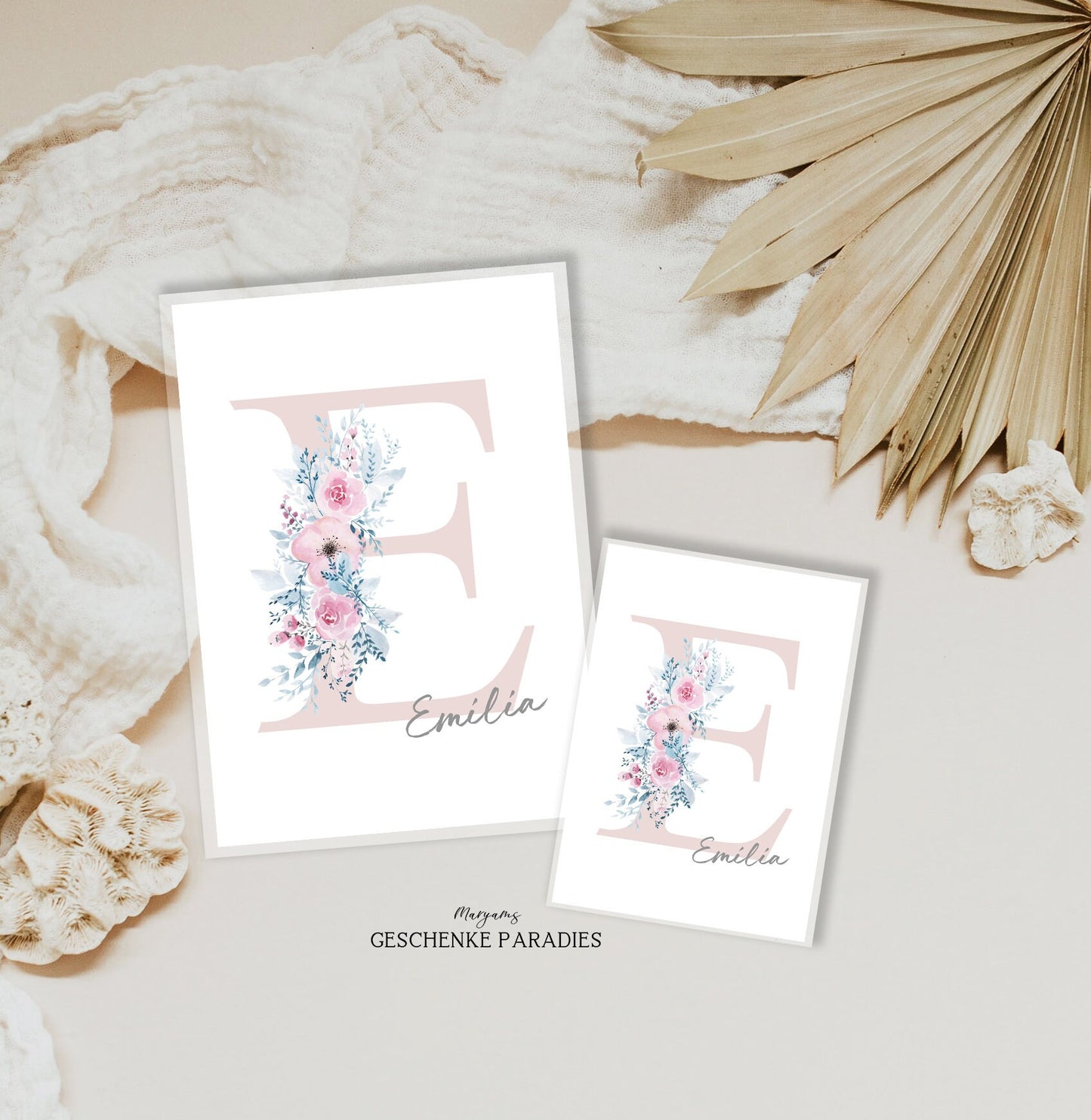 U-Heft und Impfpass Hülle personalisiert für Mädchen, Schutzhülle mit Namen, Geschenk zur Geburt, Baby Party,