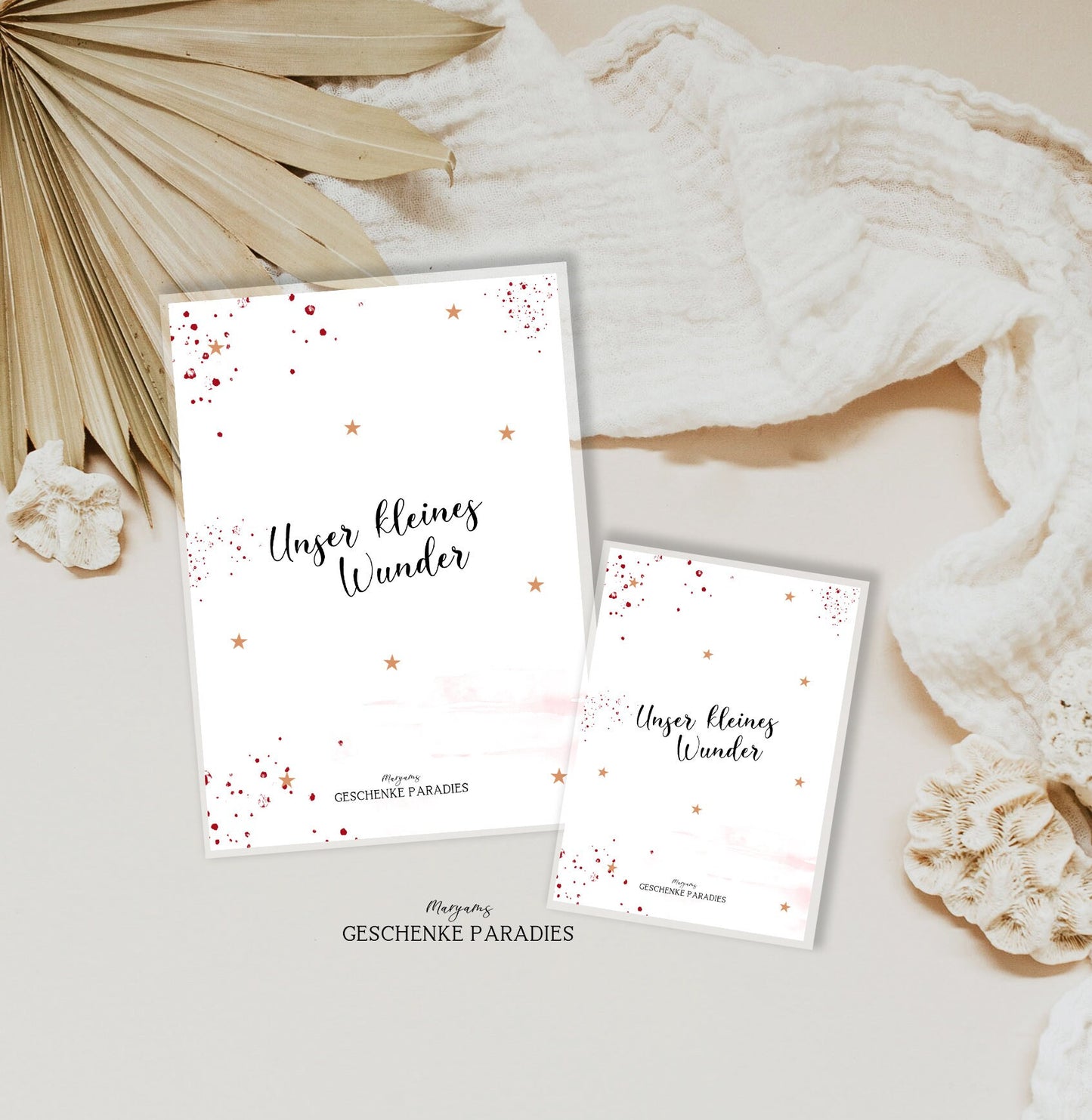 U-Heft und Impfpass Hülle personalisiert für Mädchen, Schutzhülle mit Namen, Geschenk zur Geburt, Baby Party, Regenbogen