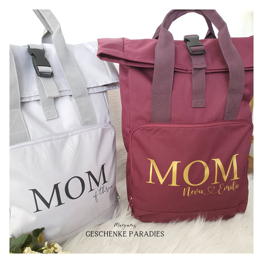 Rucksack, personalisierter Rucksack, Backpack,Mom