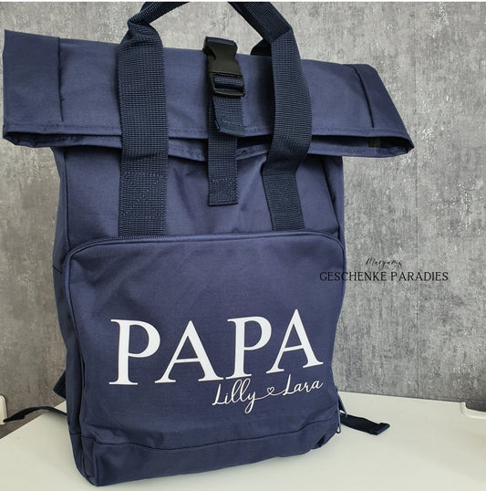 Rucksack, personalisierter Rucksack, Papa, Backpack